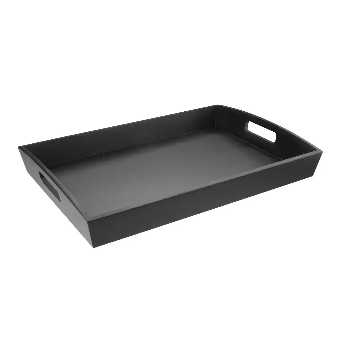 Olympia Bamboo Rectangular Serving Tray Black 350x510mm DP883 - Image 2