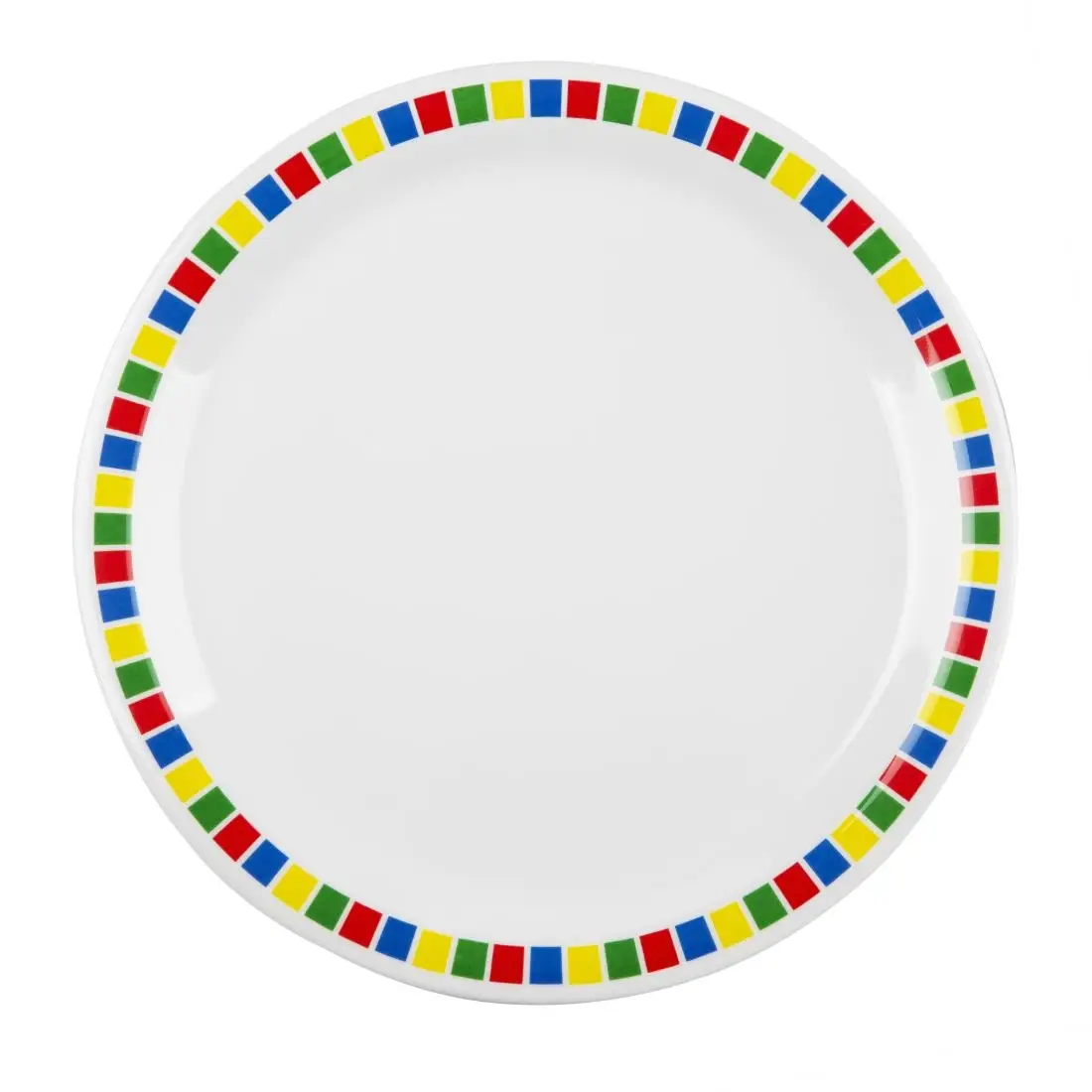 Olympia Kristallon Fairground Melamine Dinner Plates 230mm (12 Pack) DP981