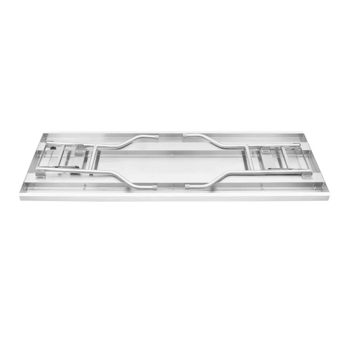 Vogue Stainless Steel Folding Work Table 1830x760x780mm DR195 - Image 2