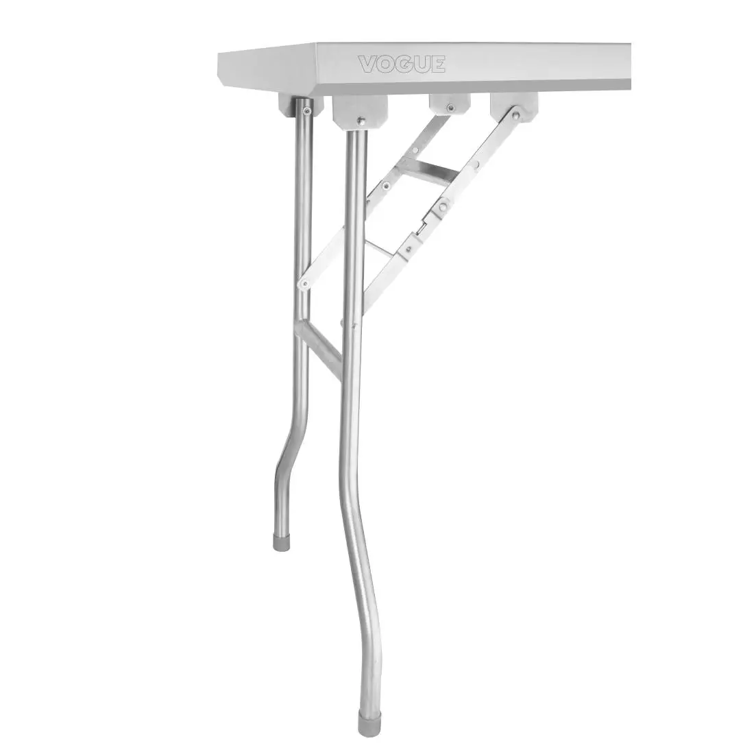 Vogue Stainless Steel Folding Work Table 1830x760x780mm DR195 - Image 3