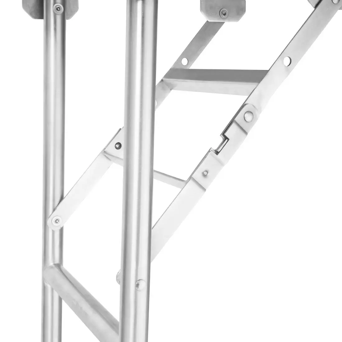 Vogue Stainless Steel Folding Work Table 1830x760x780mm DR195 - Image 4