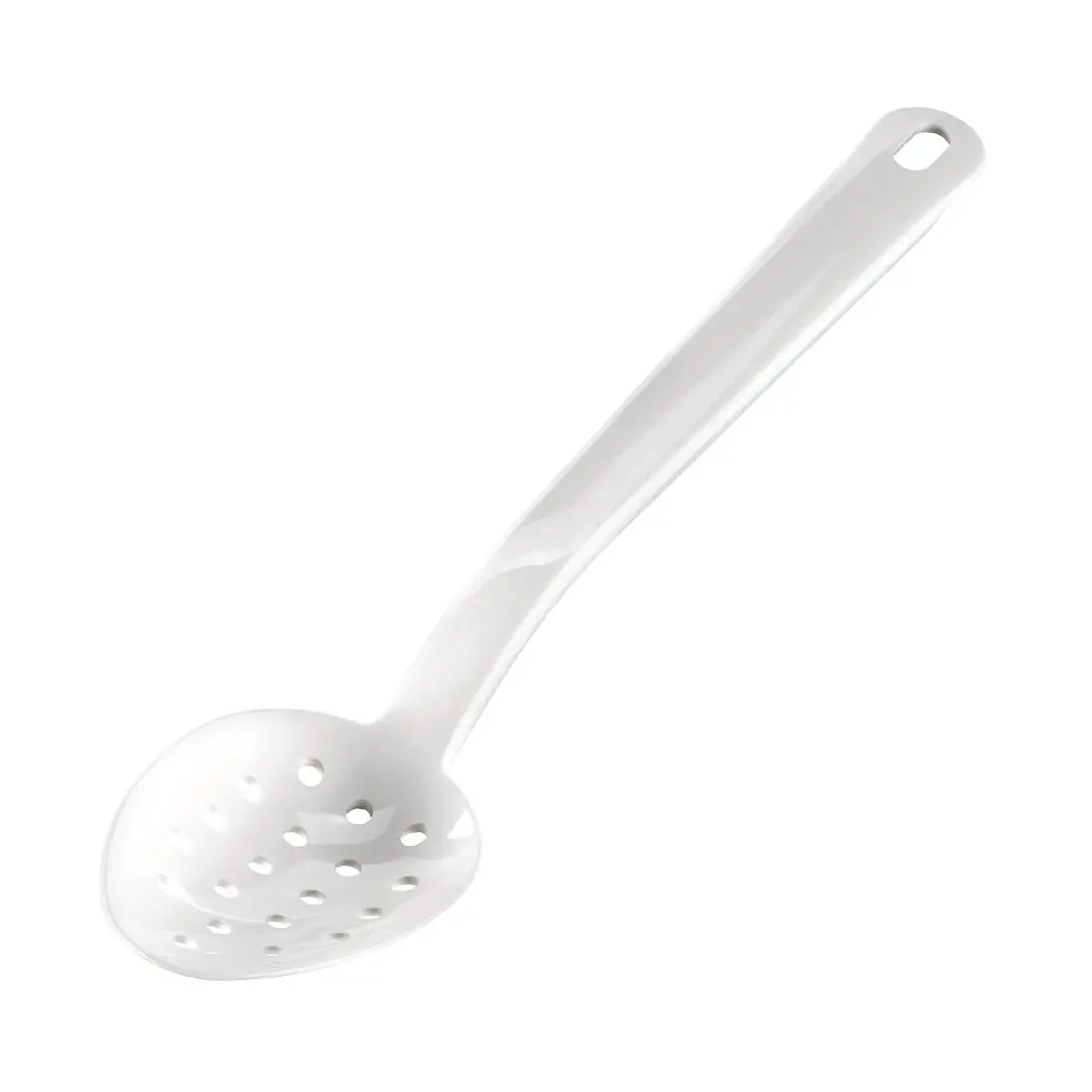Matfer Bourgeat Exoglass Perforated Serving Spoon White 13" DR197