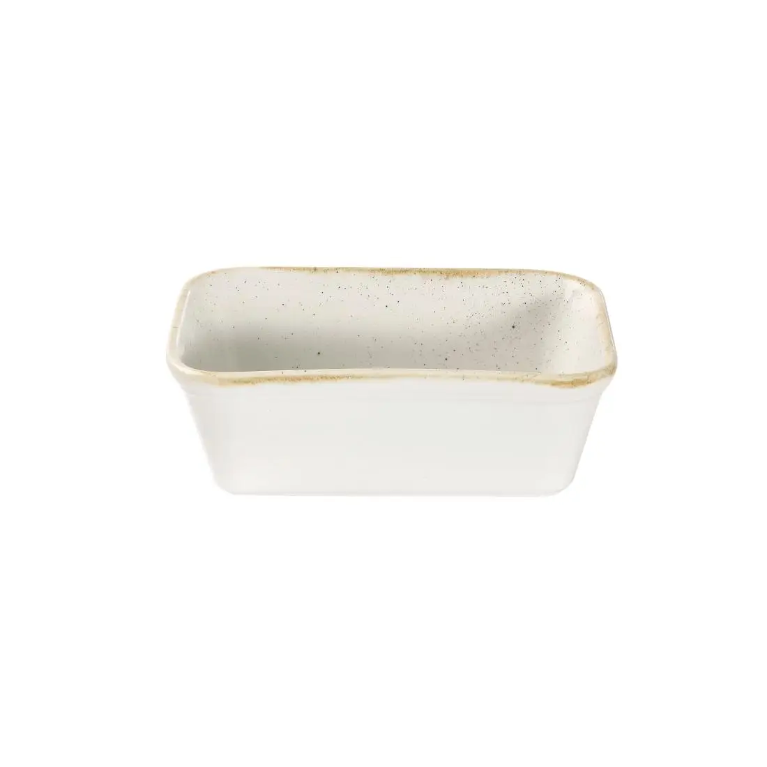 Churchill Stonecast Deep Rectangular Dishes Barley White 160mm (12 Pack) DS494 - Image 3