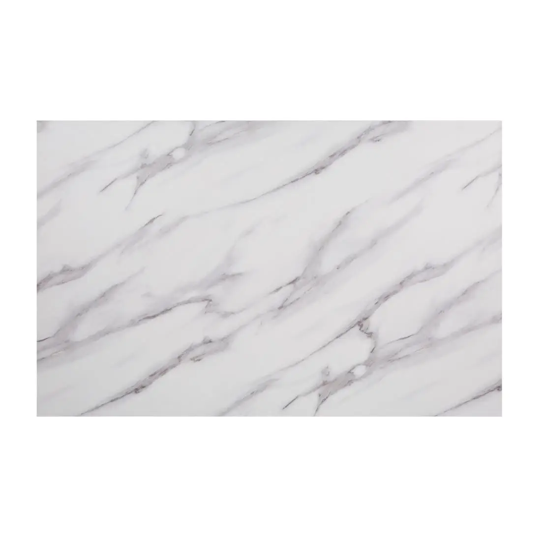 Bolero Pre-Drilled Rectangular Table Top Marble Effect 700mm DT447