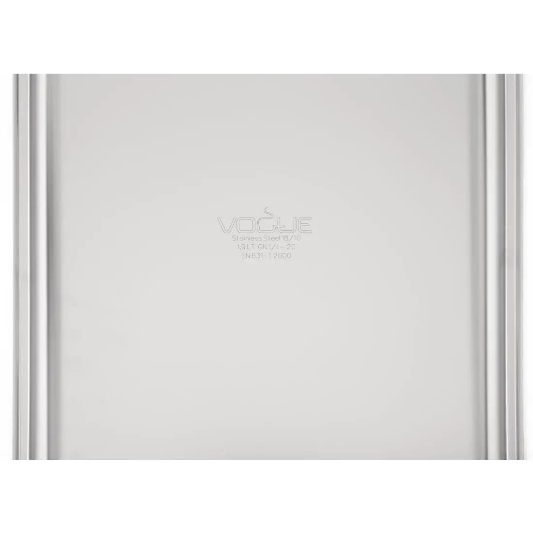 Vogue Heavy Duty Stainless Steel 1/1 Gastronorm Tray 20mm DW431 - Image 6
