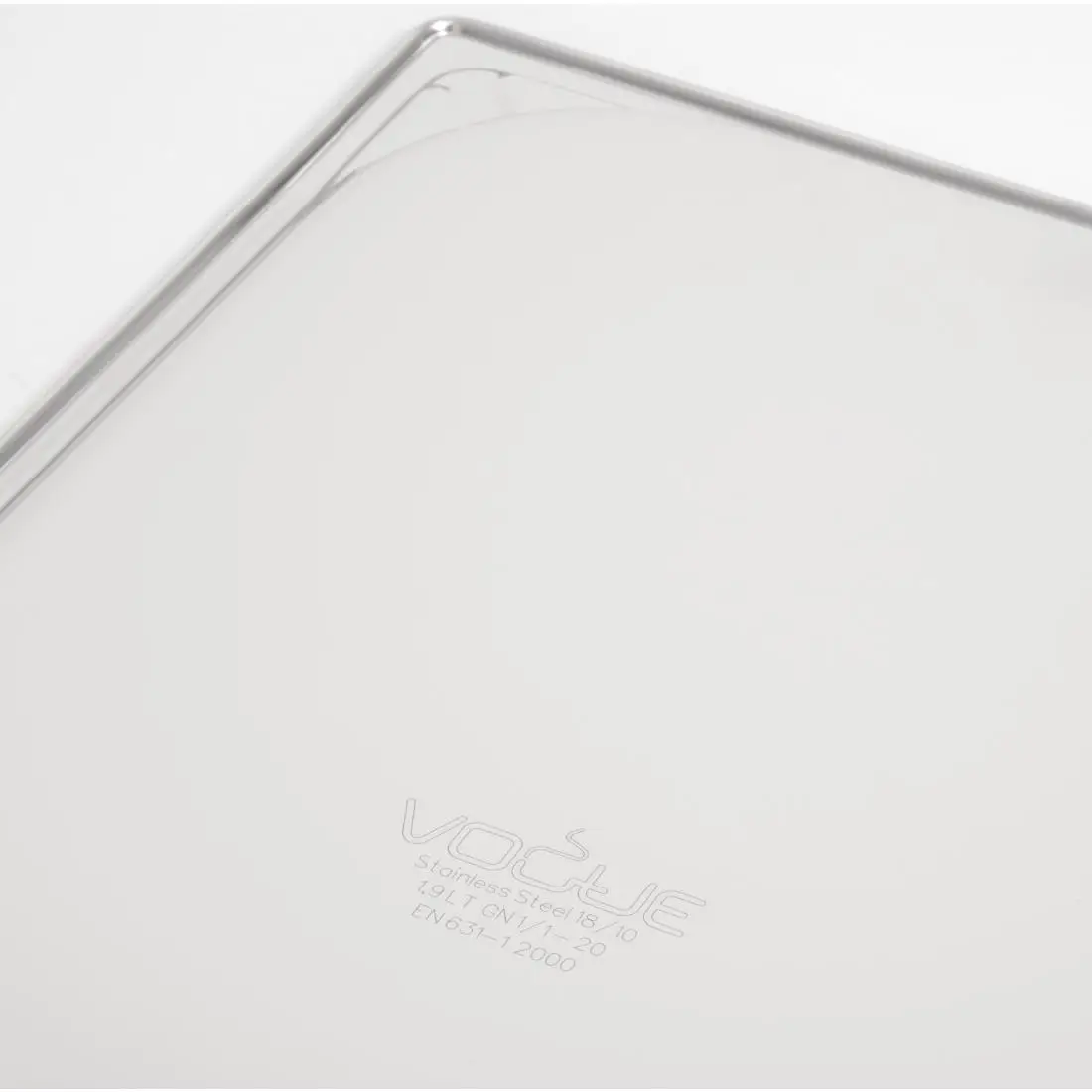 Vogue Heavy Duty Stainless Steel 1/1 Gastronorm Tray 20mm DW431 - Image 8