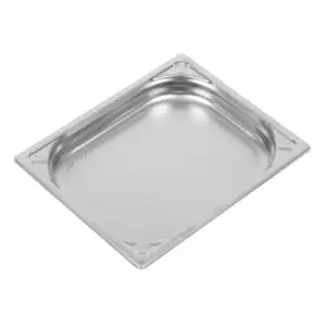 Vogue Heavy Duty Stainless Steel 1/2 Gastronorm Tray 40mm DW437