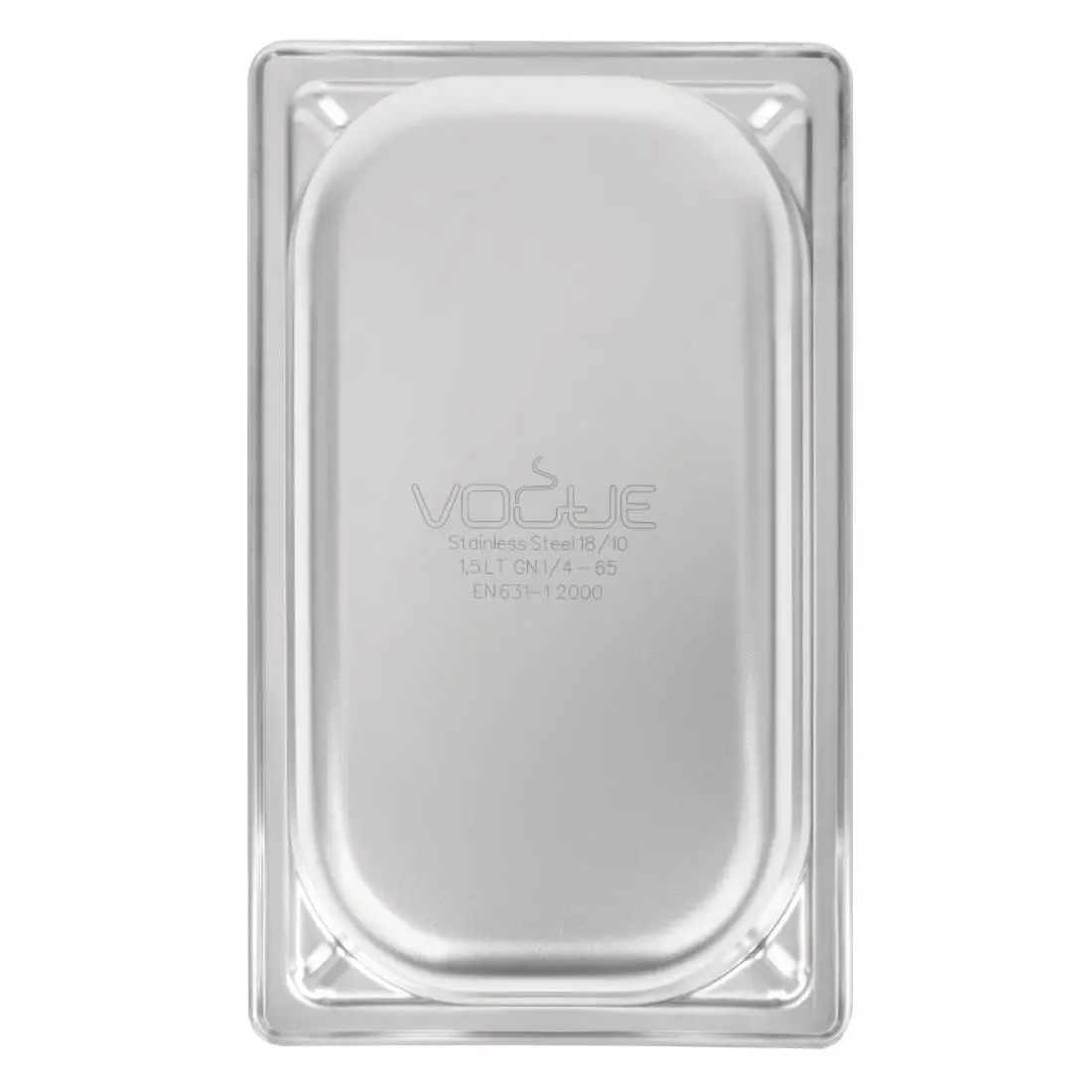 Vogue Heavy Duty Stainless Steel 1/4 Gastronorm Tray 65mm DW446 - Image 6
