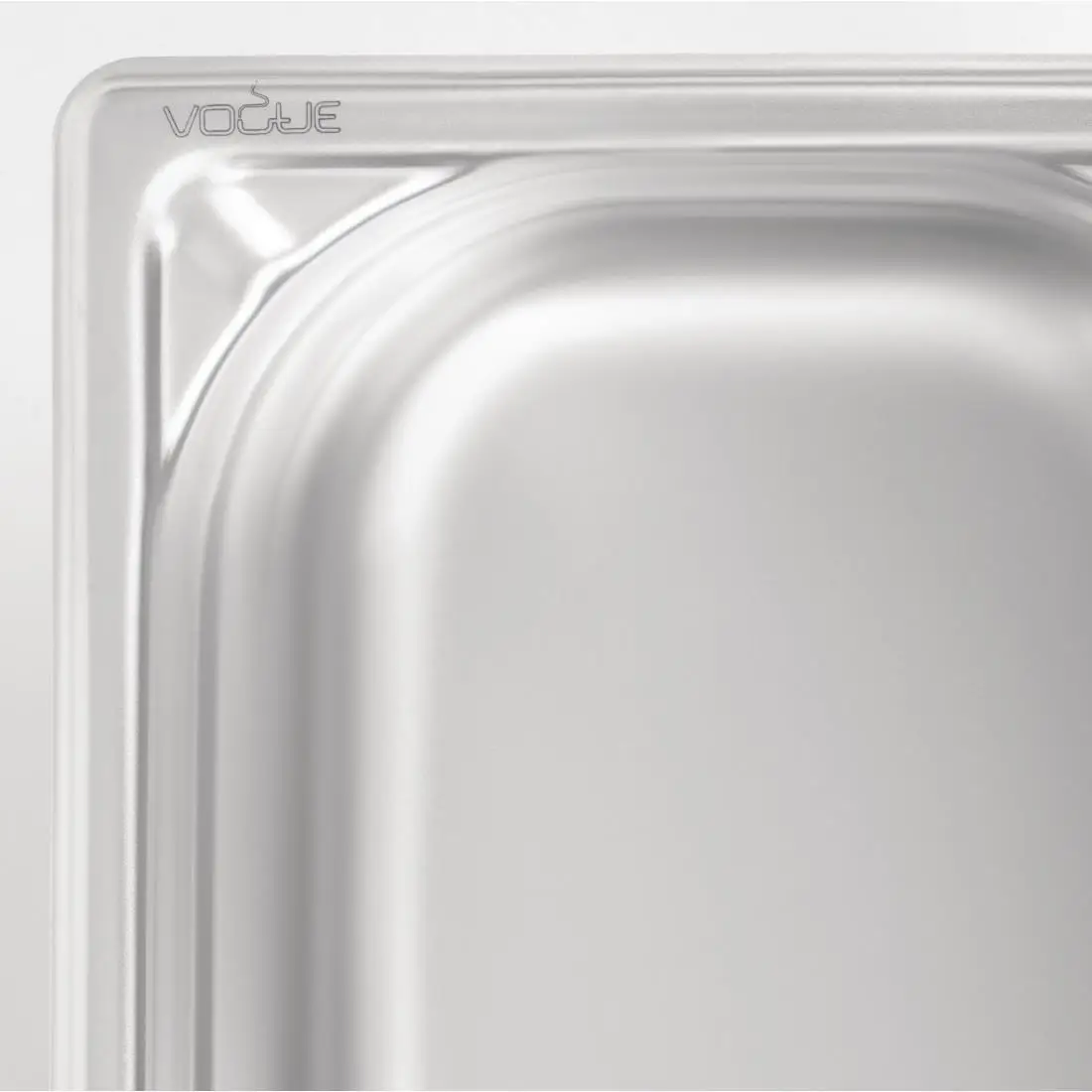 Vogue Heavy Duty Stainless Steel 1/4 Gastronorm Tray 100mm DW447 - Image 5