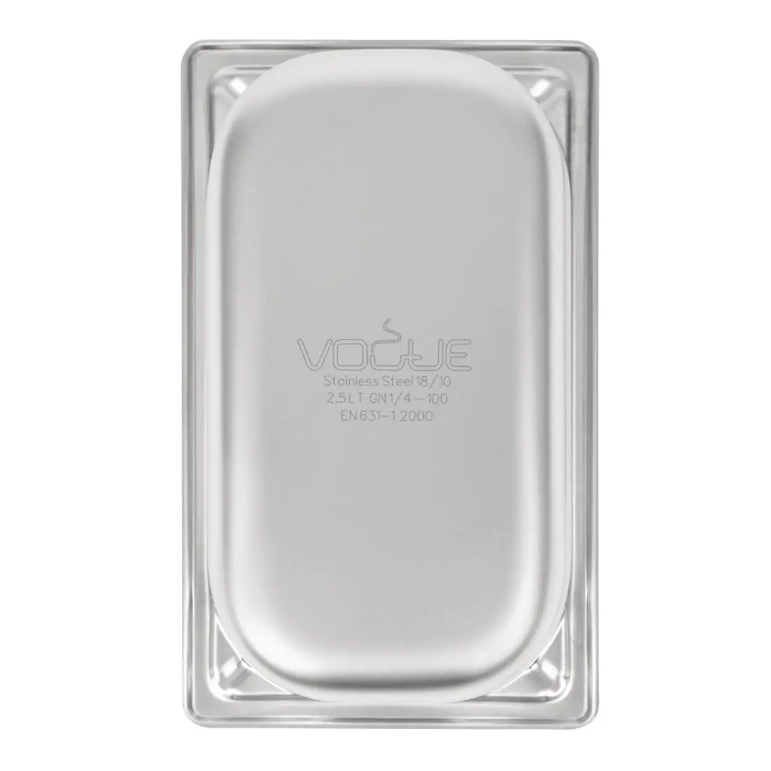 Vogue Heavy Duty Stainless Steel 1/4 Gastronorm Tray 100mm DW447 - Image 6