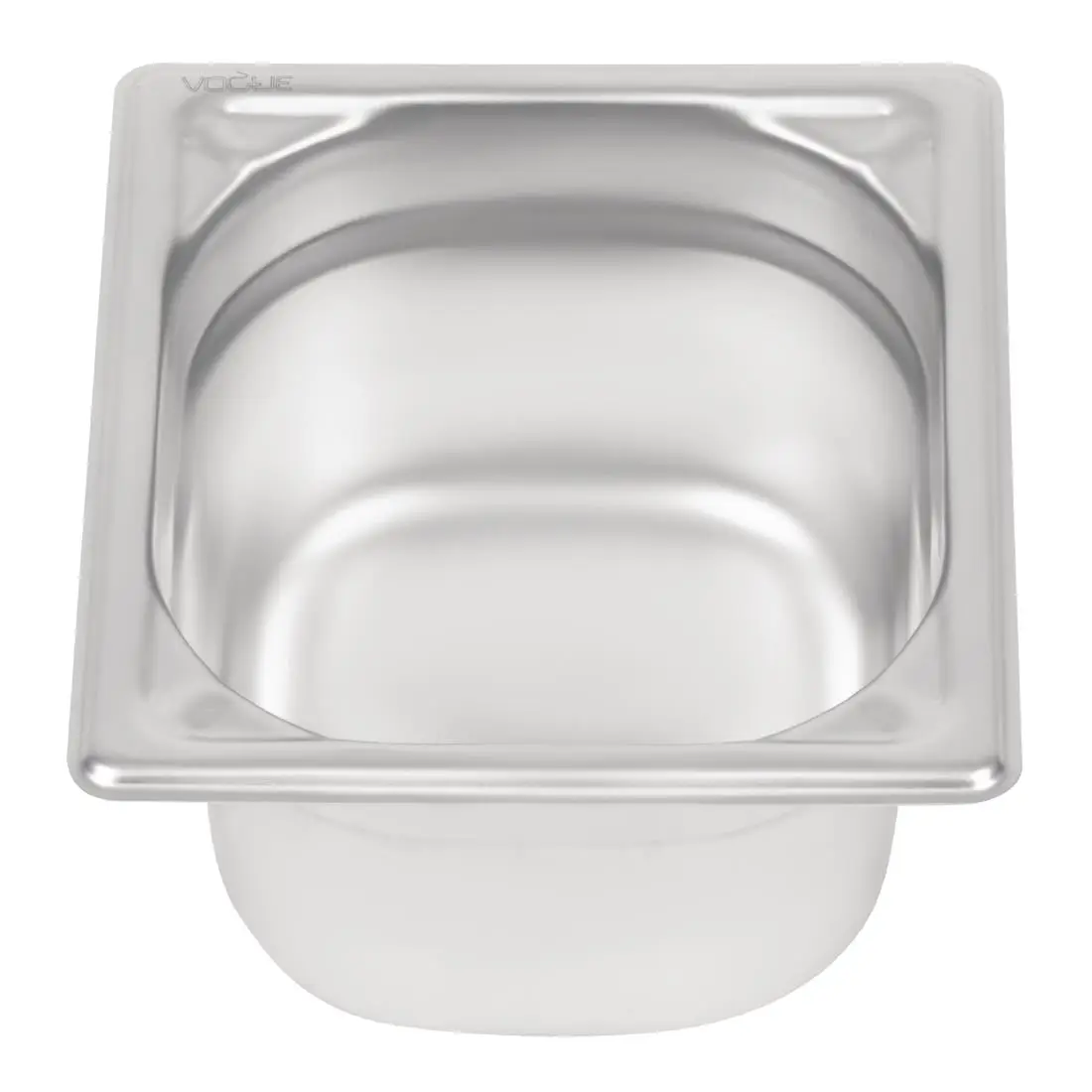 Vogue Heavy Duty Stainless Steel 1/6 Gastronorm Tray 100mm DW450 - Image 2