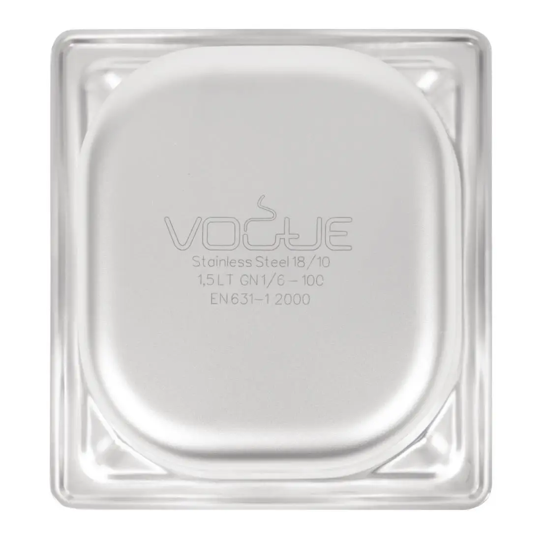 Vogue Heavy Duty Stainless Steel 1/6 Gastronorm Tray 100mm DW450 - Image 6