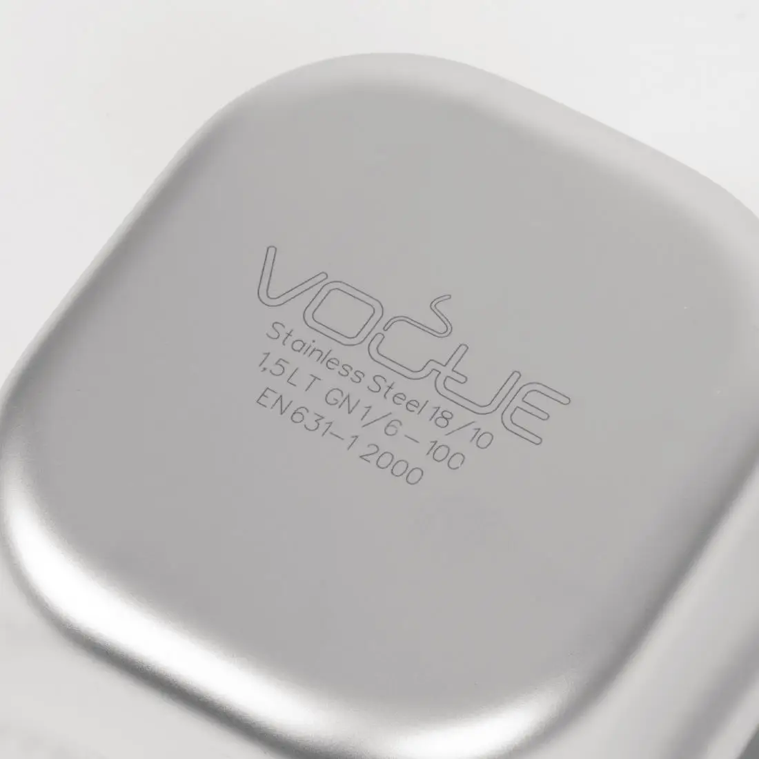 Vogue Heavy Duty Stainless Steel 1/6 Gastronorm Tray 100mm DW450 - Image 7