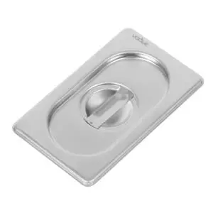 Vogue Heavy Duty Stainless Steel 1/9 Gastronorm Tray Lid DW460