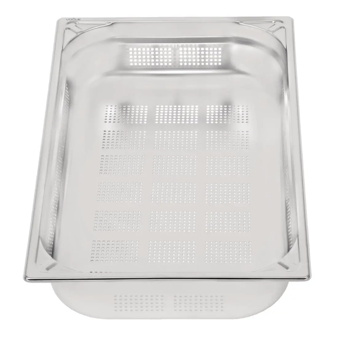 Vogue Heavy Duty Stainless Steel Perforated 1/1 Gastronorm Tray 100mm DW462 - Image 2