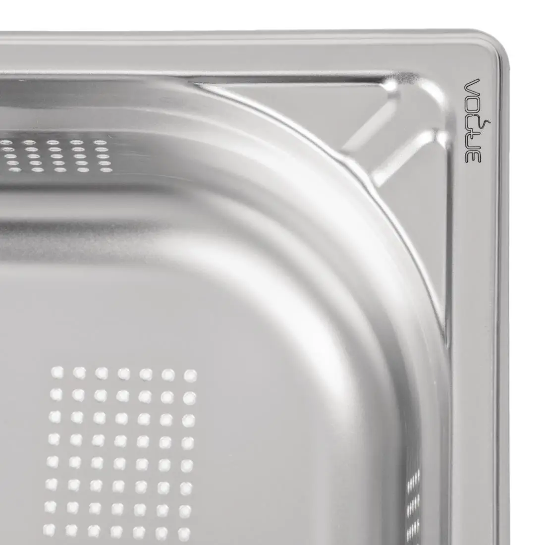 Vogue Heavy Duty Stainless Steel Perforated 1/1 Gastronorm Tray 100mm DW462 - Image 5