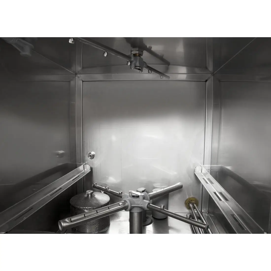 Buffalo Undercounter Glasswasher with Drain Pump 400x400mm Baskets DW467 - Image 3