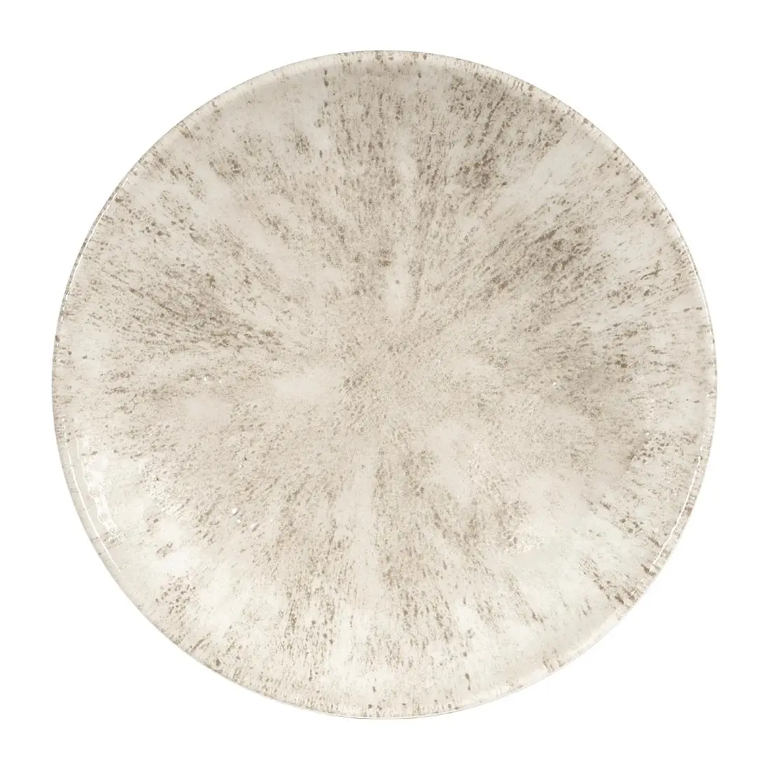 Churchill Studio Prints Stone Coupe Plates Agate Grey 165mm (12 Pack) DW793