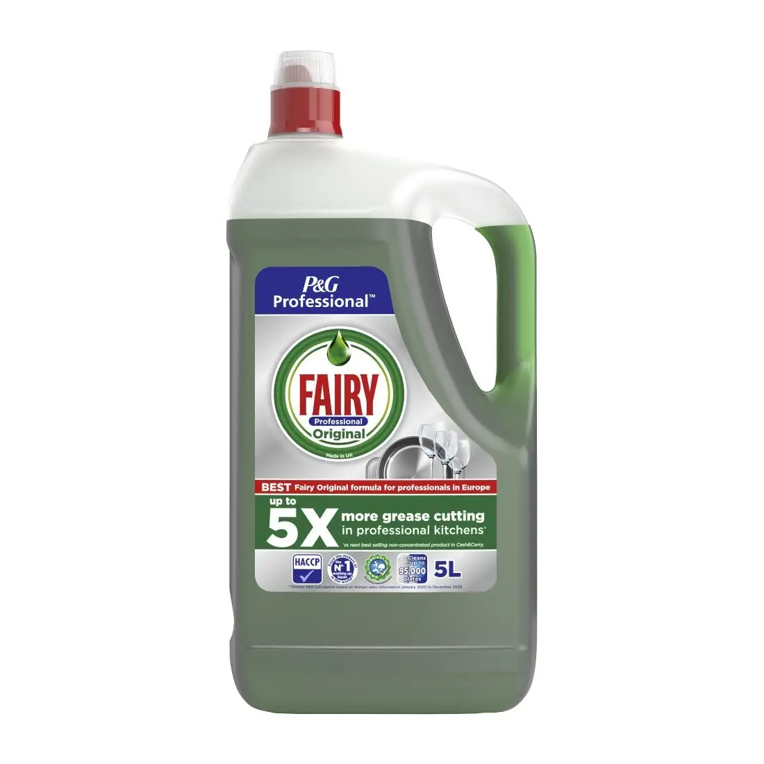 Fairy Professional Washing Up Liquid Original 5Ltr (2 Pack) DX555