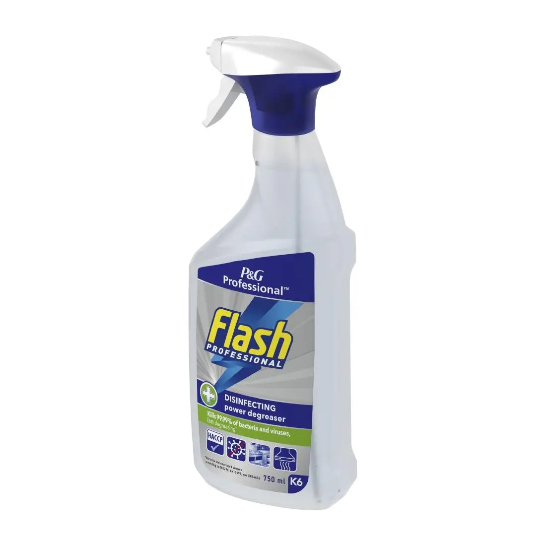Flash Professional Disinfecting Power Degreaser Cleaning Spray 750ml (6 Pack) DX565 - Image 2