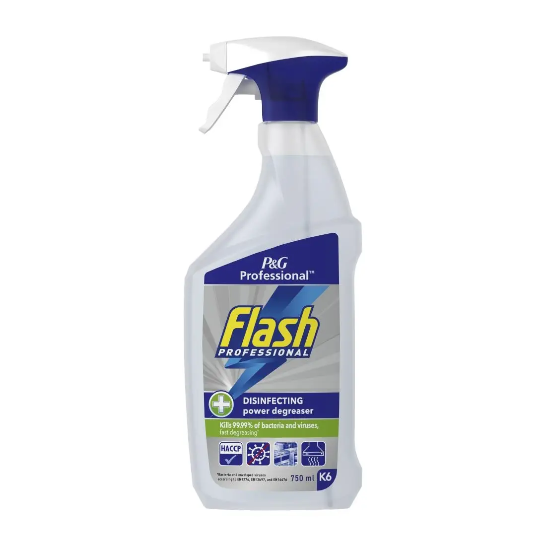 Professional Disinfecting Power Degreaser Cleaning Spray 750ml (6 Pack)