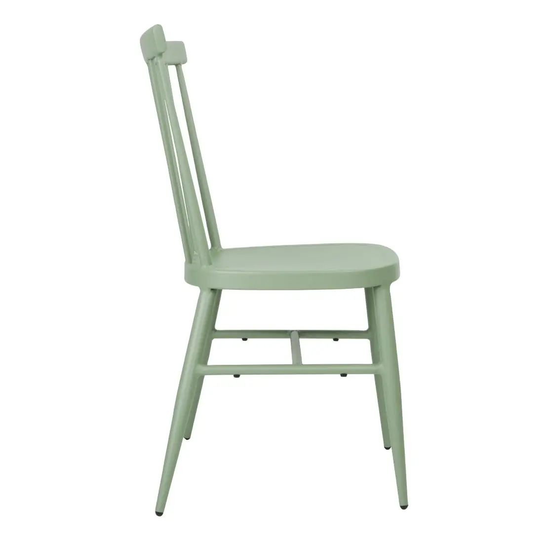 Bolero Windsor Aluminium Green Chairs (4 Pack) DX687 - Image 2