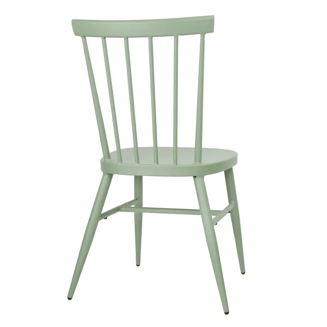 Bolero Windsor Aluminium Green Chairs (4 Pack) DX687 - Image 3