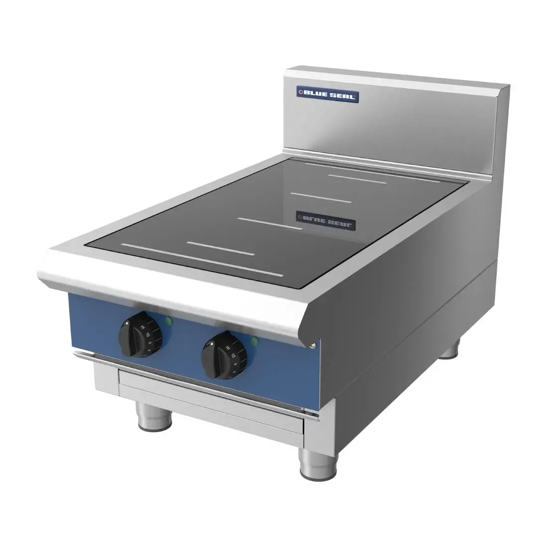 Blue Seal 2 Zone Countertop Full Area Induction Hob 10kW IN512F-B DX753 - Image 2