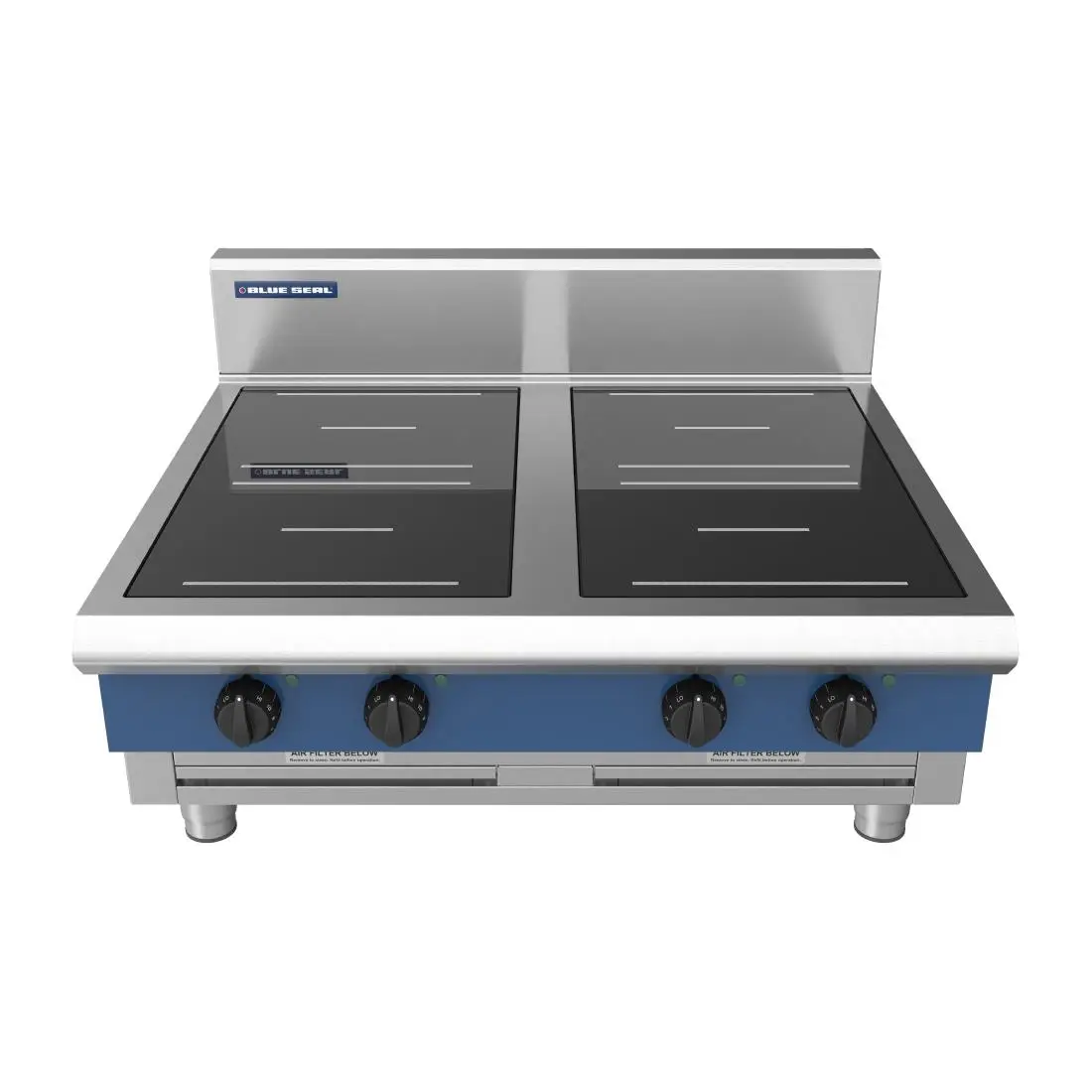 Blue Seal 4 Zone Countertop Induction Hob 20kW IN514R5-B DX763 - Image 2