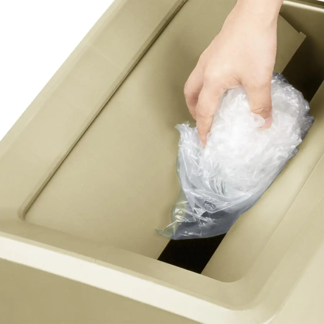 Jantex 60/80ltr Slim Bin Lid Beige DX967 - Image 4