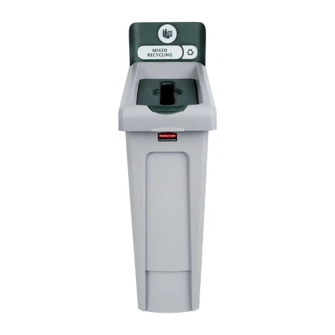 Rubbermaid Slim Jim Mixed Recycling Stat