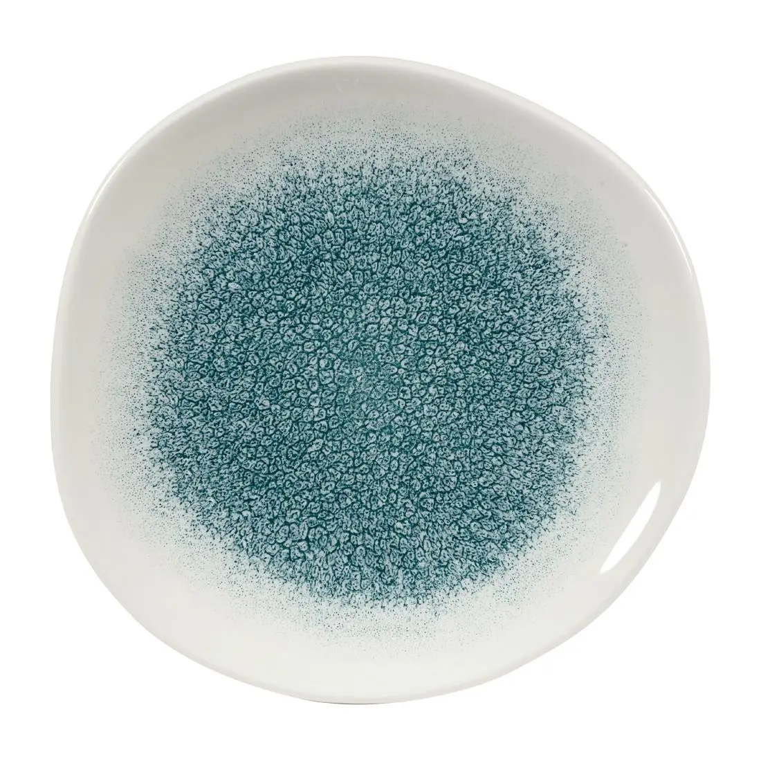 Churchill Raku Round Trace Plates Jade Green 186mm (12 Pack) DY497