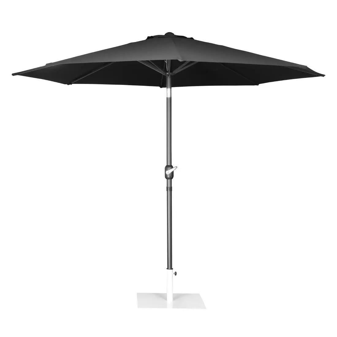 Bolero Seville Round Parasol 3m Diameter Black DZ870