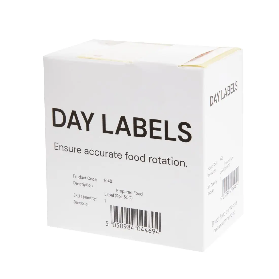 Hygiplas Removable Prepped Food Labels (500 Pack) E148 - Image 4