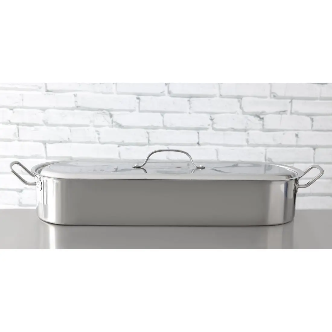 Kitchen Craft Stainless Steel Fish Kettle 74cm E923 - Image 7
