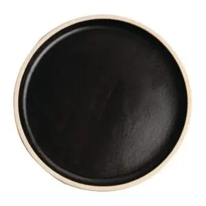 Olympia Canvas Flat Plates Delhi Black 180mm (6 Pack) FA314