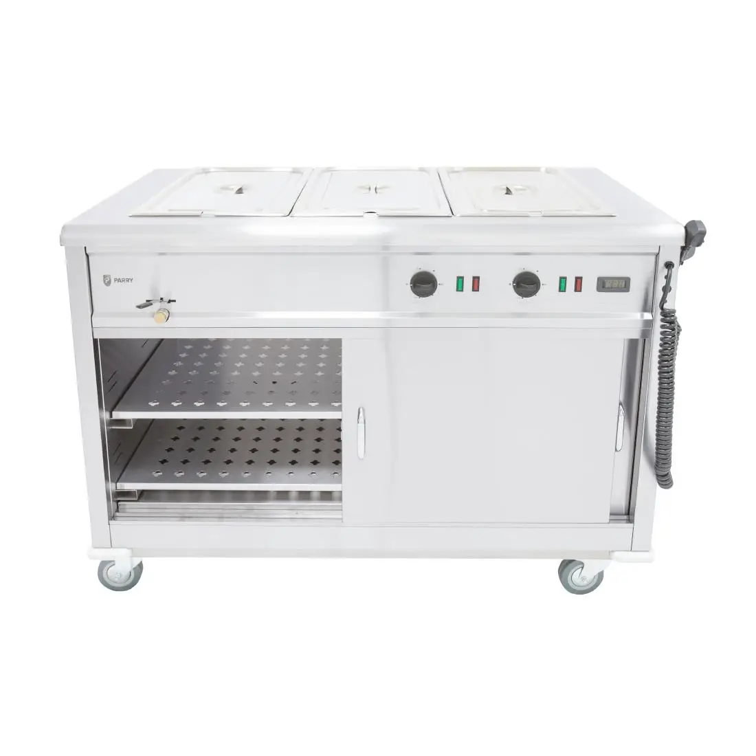 Parry Mobile Servery with Bain Marie Top MSB12 FA356 - Image 6