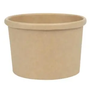 Colpac Recyclable Kraft Microwavable Soup Cups 225ml (500 Pack) FA366