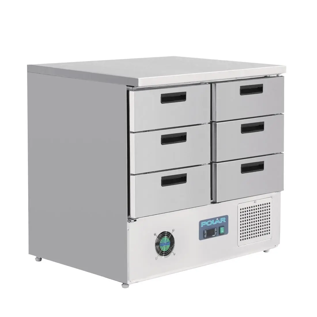 Polar G-Series Counter Fridge with 6 Drawers 240Ltr FA440