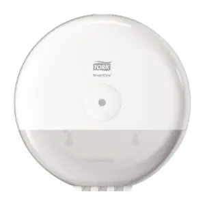 Tork SmartOne Mini Toilet Paper Roll Dispenser White T9 FA701