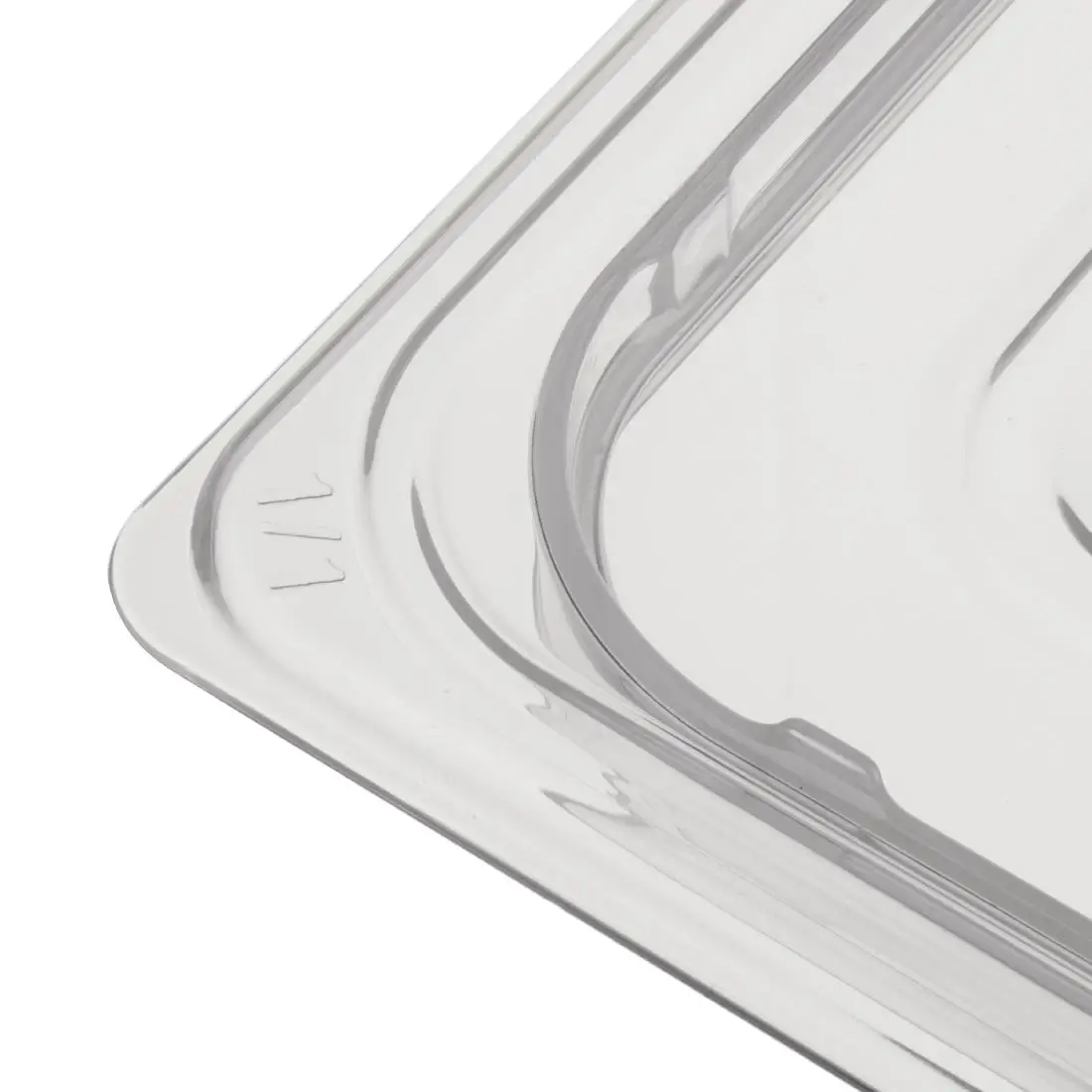 Nisbets Essentials Polypropylene 1/1 Gastronorm Lid Clear FA826 - Image 3