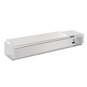 Polar G-Series Countertop Prep Fridge with Lid 7x 1/4GN FA855