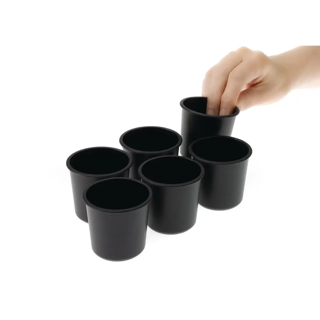 Matfer Bourgeat Exoglass Dariole Mould 55mm (6 Pack) FA892 - Image 2