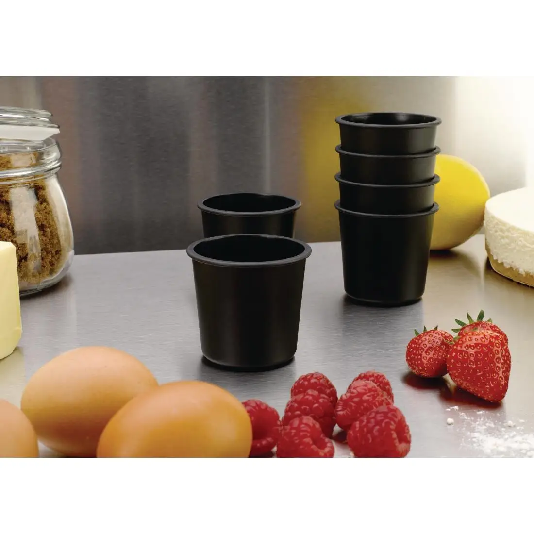 Matfer Bourgeat Exoglass Dariole Mould 55mm (6 Pack) FA892 - Image 4