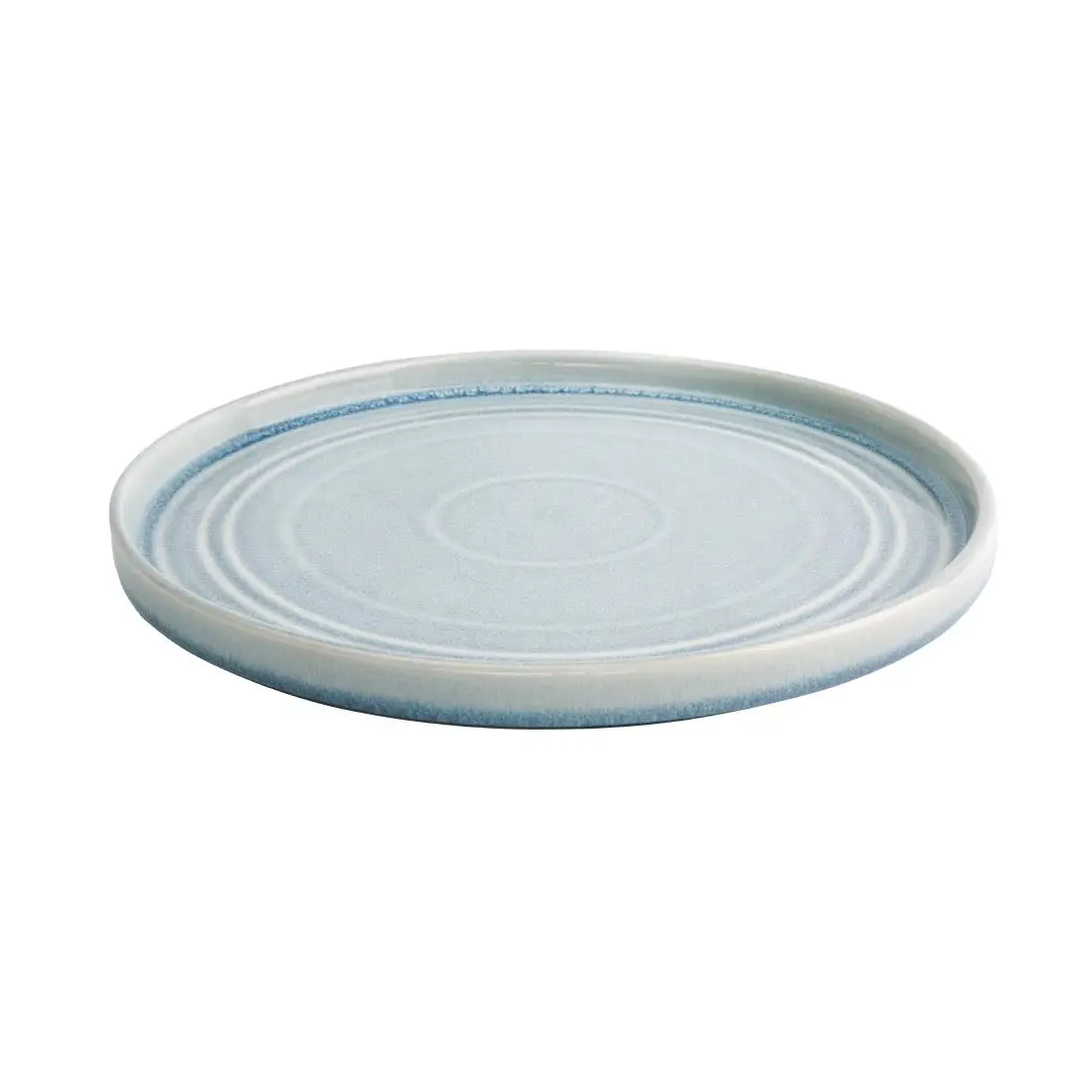 Olympia Cavolo Flat Round Plates Ice Blue 270mm (4 Pack) FB569 - Image 2