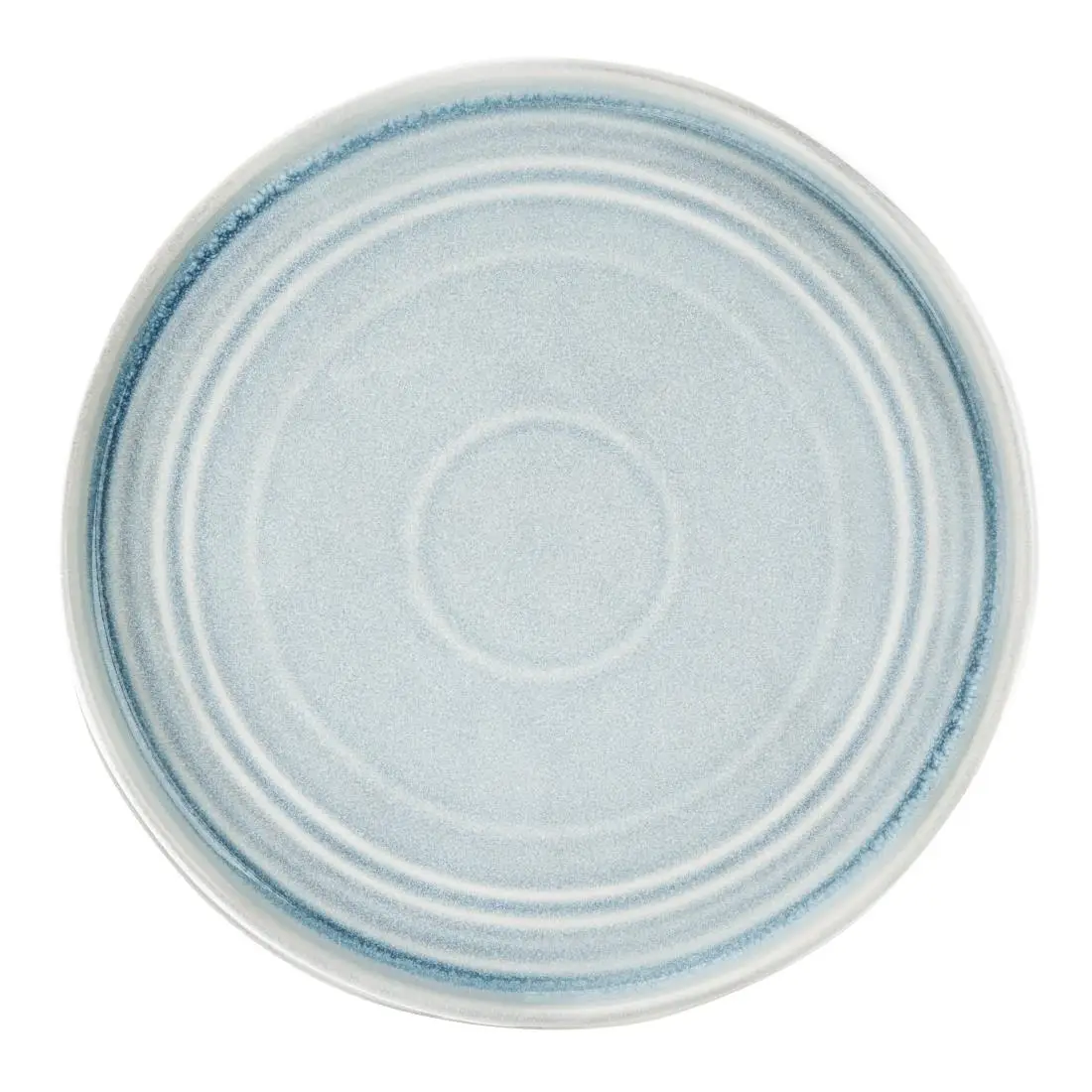 Olympia Cavolo Flat Round Plates Ice Blue 270mm (4 Pack) FB569