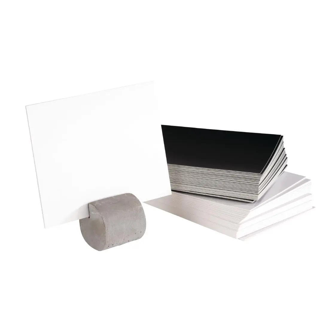 APS Concrete Effect Table Stand Round (4 Pack) FB614 - Image 3