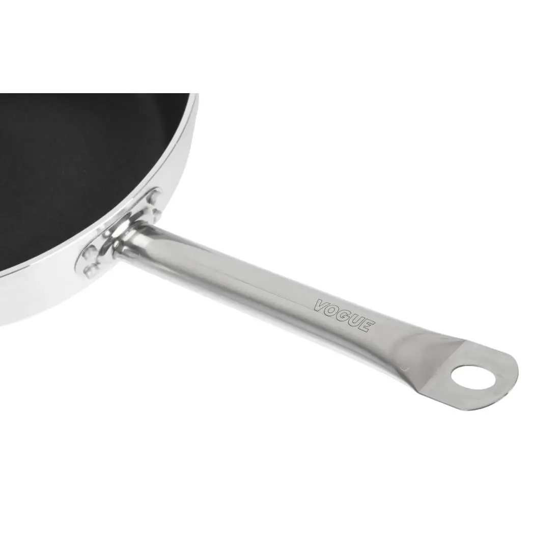 Vogue Aluminium Non-Stick Teflon Platinum Plus Sauté Pan 319mm FB696 - Image 5