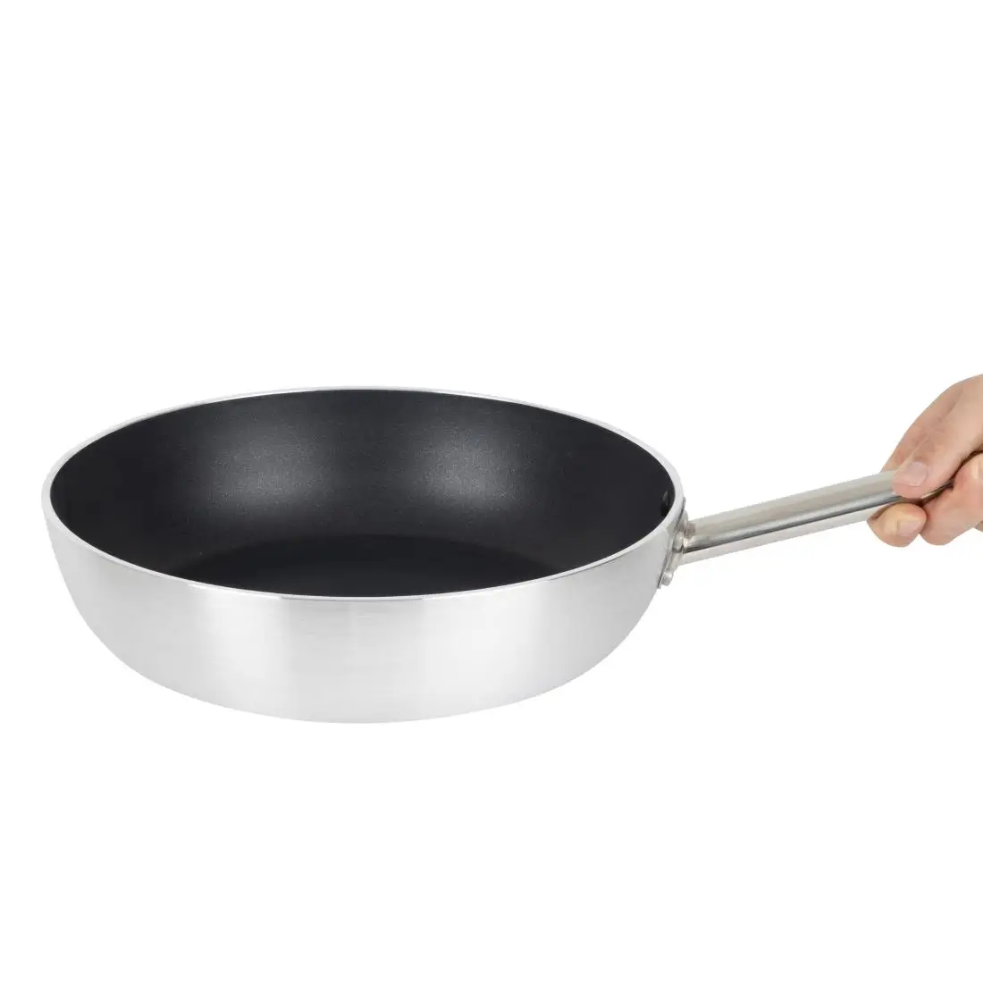 Vogue Aluminium Non-Stick Teflon Platinum Plus Sauté Pan 319mm FB696 - Image 6