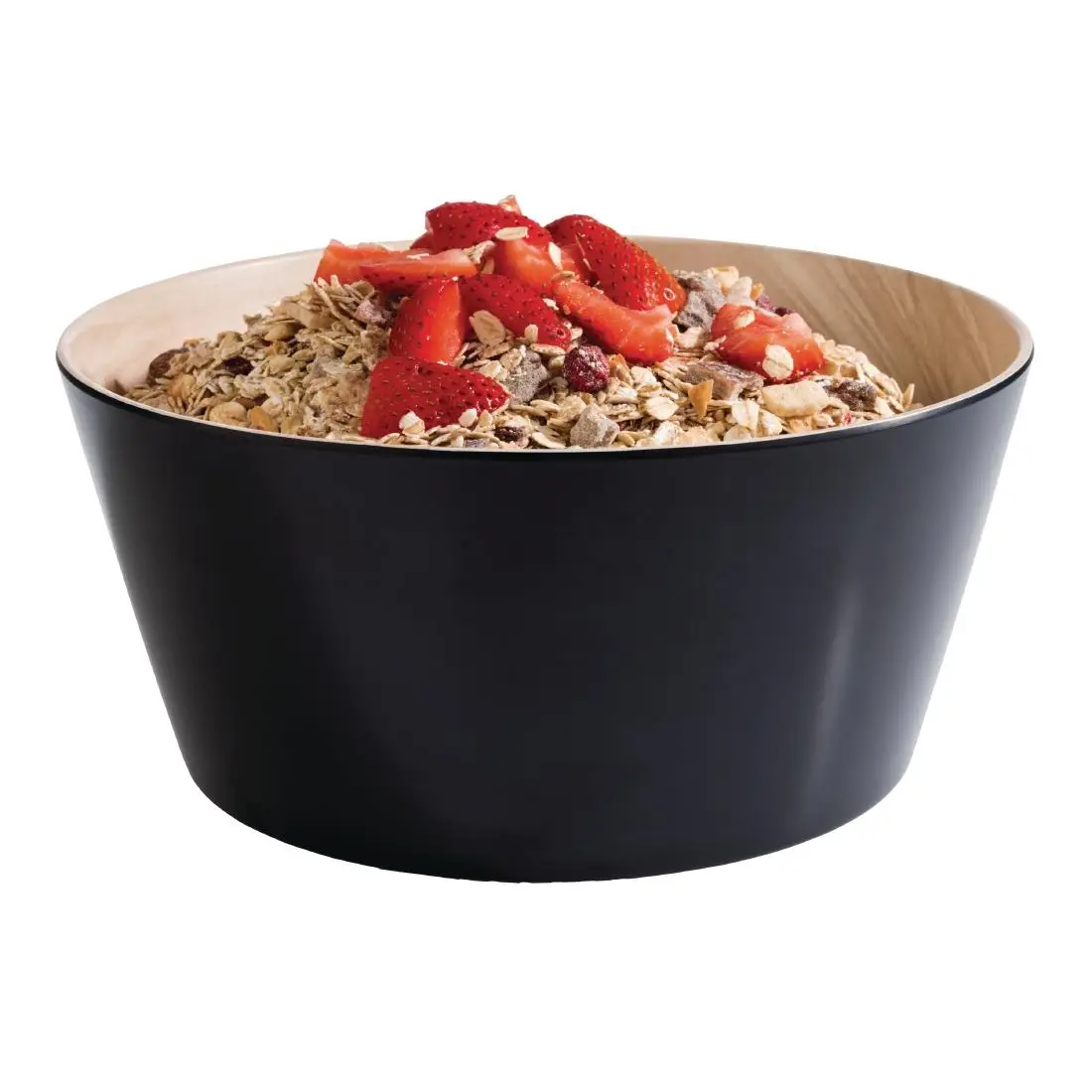 APS Frida Bowl Wood & Black 125(Ø)mm 250ml FB821 - Image 2
